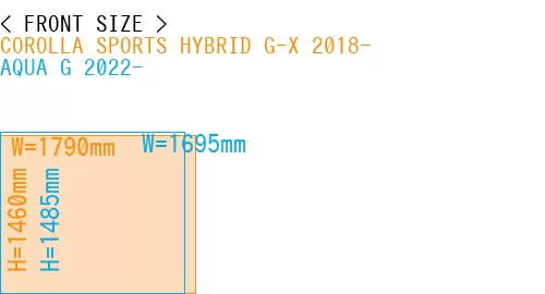 #COROLLA SPORTS HYBRID G-X 2018- + AQUA G 2022-
